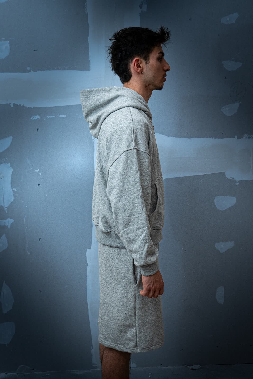 Full Outfit Combo — Grey Melange, editorial 4