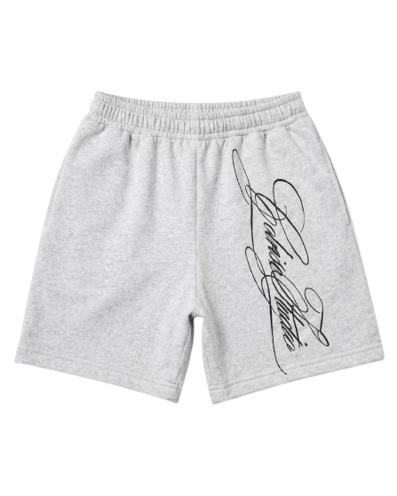 Fleece Shorts — Grey Melange
