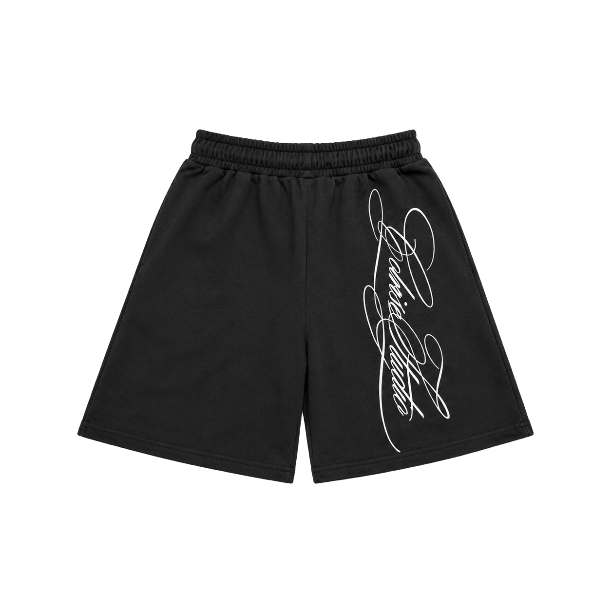 Fleece Shorts, Black